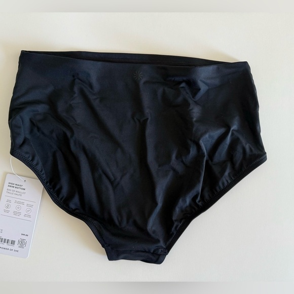 ATHLETA HIGH WAIST SWIM BOTTOM    SIZE: M COLOR: BLACK   ***NWT***​ - Picture 3 of 5